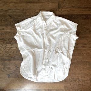 Madewell central shirt in white XS